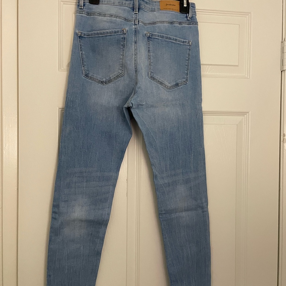 Stradivarius Light Blue Skinny Jeans